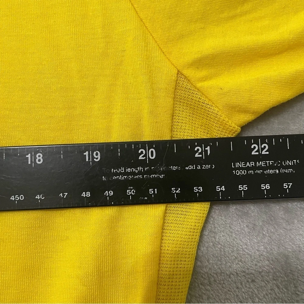Vintage Reebok Yellow Cycling Jersey Made inUSA Size XL Short Sleeve Quarter Zip